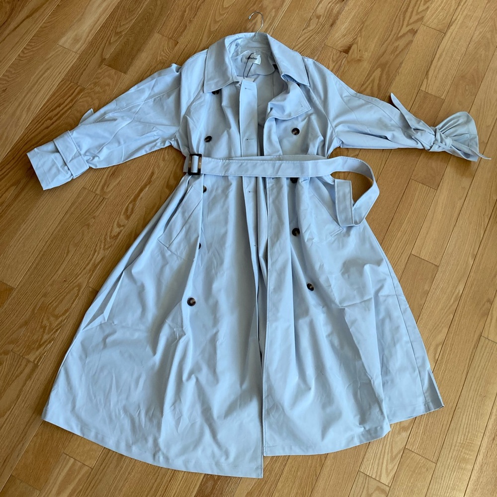 Gray Oversized Trench Coat 🧥